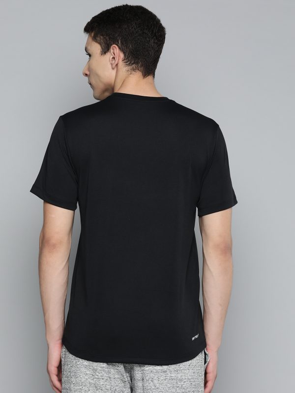 Alcis Men Black Typography Printed Slim Fit T-shirt - Image 4