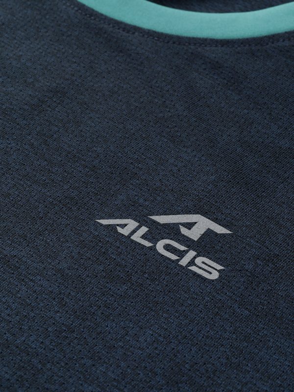 Alcis Men Colourblocked Dry Tech Slim Fit T-shirt - Image 5