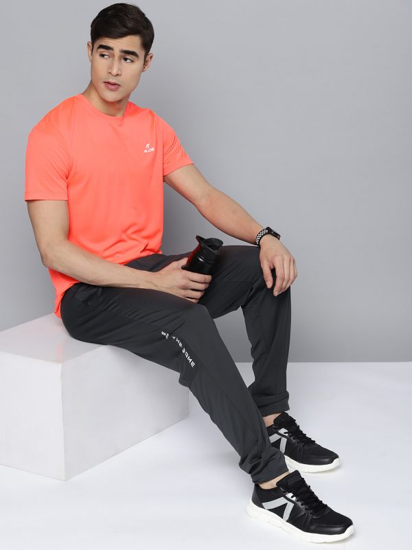 Alcis Men Solid Slim Fit Sports Track Pants